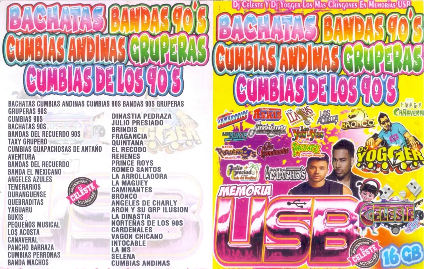 BACHATAS BANDAS 90 CUMBIAS ANDINAS GRUPERAS CUMBIAS DE LOS 90S